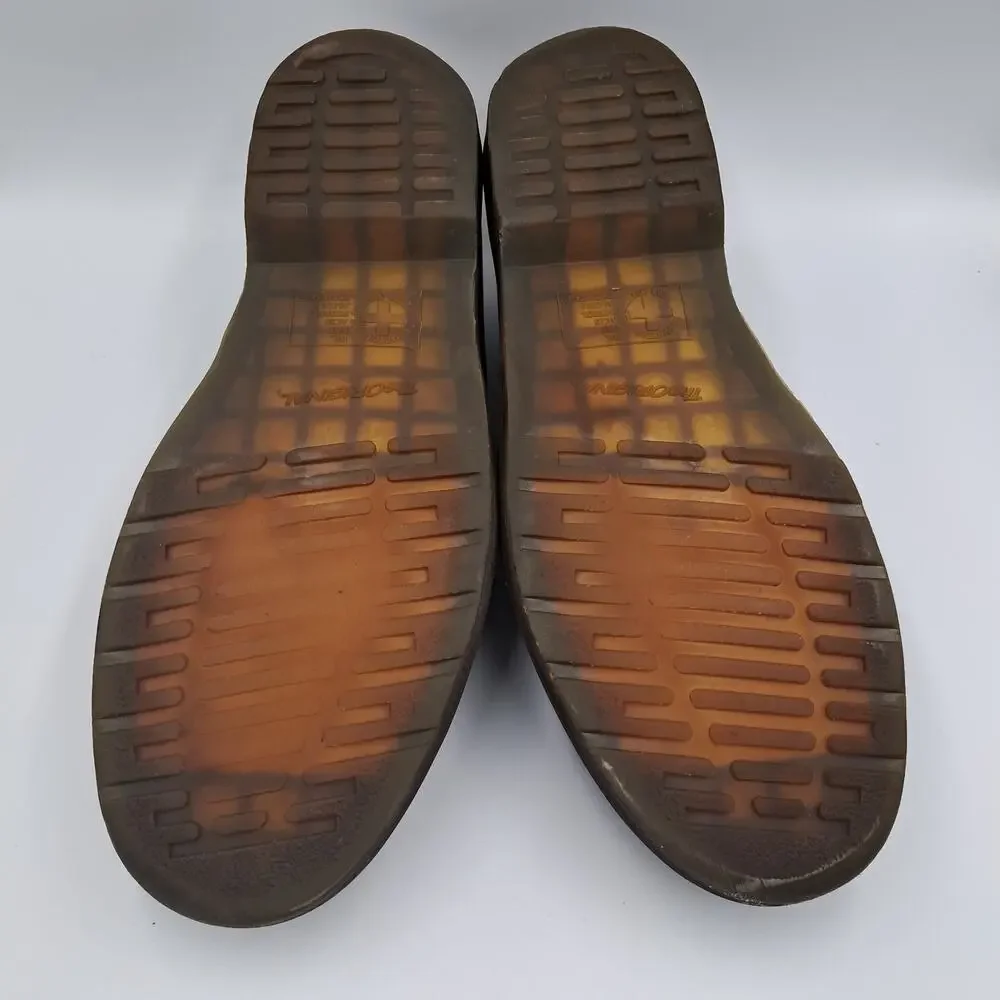 Size 13 - Dr Martens 1461 Brown Crazy Horse Leather Platform Oxford Shoes